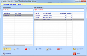 Phần mềm trộn đề thi trắc nghiệm McMIX