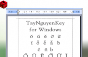 TayNguyenKey – Chương trình hỗ trợ gõ chữ các dân tộc thiểu số Tây Nguyên