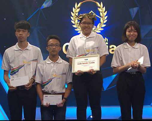 Đường lên đỉnh Olympia 17 – Cuộc thi tuần 2, tháng 1, quý 2 – Học sinh trường THPT Ngô Gia Tự – Đắk Lắk lên sóng