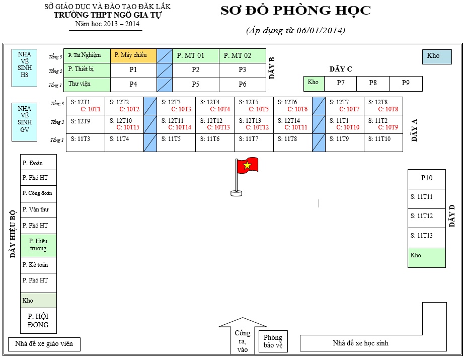 Thời khóa biểu từ tuần 23 HK2, 2013-2014, thực hiện từ 10/02/2014
