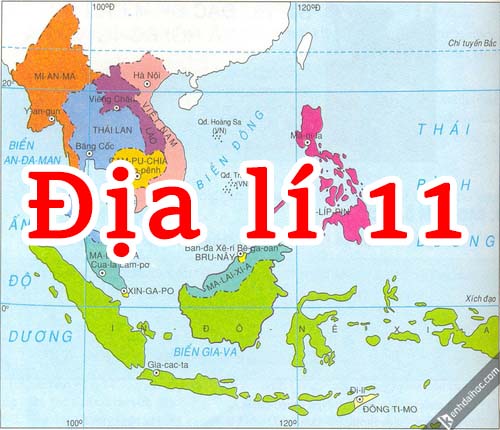 Đề kiểm tra Địa lí 11 năm học 2017-2018