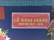 Lễ khai giảng năm học 2017-2018
