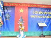 Lễ đón bằng công nhận trường THPT Ngô Gia Tự đạt chuẩn quốc gia