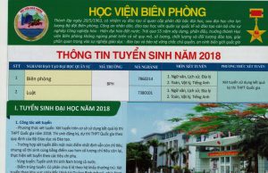 Học viện Biên phòng – Thông tin tuyển sinh năm 2018