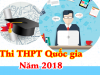 Kế hoạch thu nhận hồ sơ ĐKDT kỳ thi THPT Quốc gia năm 2018