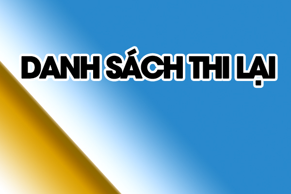 Danh sách SBD học sinh kiểm tra lại năm học 2020-2021