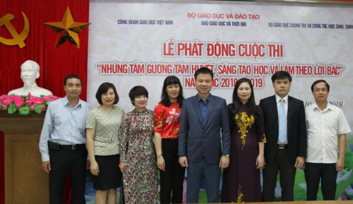 Hưởng ứng cuộc thi “Những tấm gương tâm huyết, sáng tạo học theo lời Bác” lần thứ II, năm học 2018 – 2019