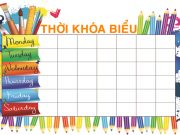 Thời khóa biểu từ tuần 32 HK2, 2018-2019, thực hiện từ ngày 08/04/2019