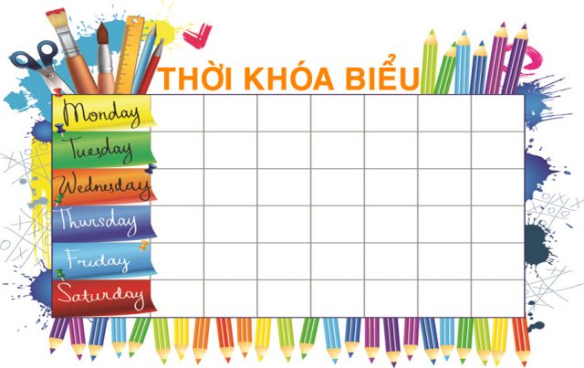 Thời khóa biểu từ tuần 32 HK2, 2018-2019, thực hiện từ ngày 08/04/2019