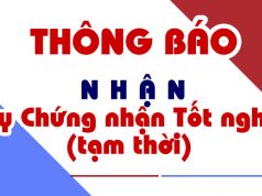 Thông báo nhận Giấy chứng nhận tốt nghiệp (tạm thời), Giấy Chứng nhận kết quả thi Tốt nghiệp THPT năm 2025