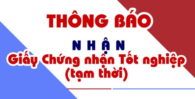 Thông báo nhận Giấy chứng nhận tốt nghiệp (tạm thời), Giấy Chứng nhận kết quả thi Tốt nghiệp THPT năm 2025