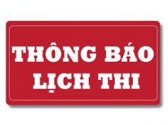 Lịch thi và danh sách học sinh tham gia thi thử tốt nghiệp THPT năm học 2021-2022