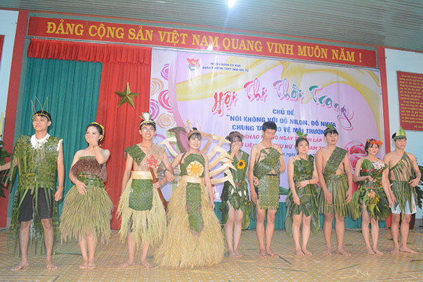 Kết quả hội thi thời trang “Nói không với đồ nilon, đồ nhựa, chung tay bảo vệ môi trường” năm học 2019-2020