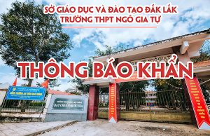 Thông báo khẩn