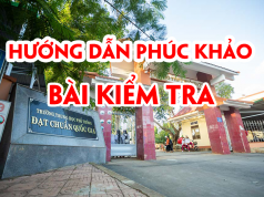Hướng dẫn phúc khảo bài kiểm tra giữa học kỳ 2 năm học 2022-2023