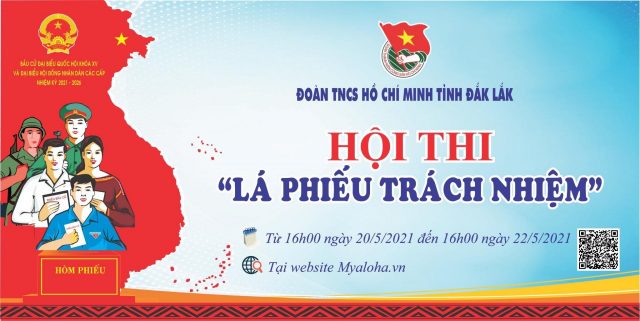 Thông báo: Hội thi “Lá phiếu trách nhiệm” dành cho đoàn viên, thanh niên trên địa bàn tỉnh Đắk Lắk