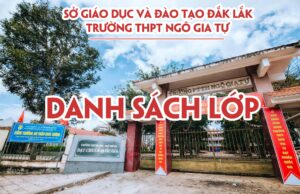 Danh sách học sinh năm học 2021-2022