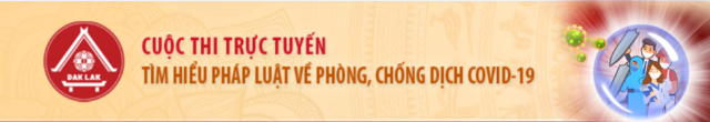 Thông báo: Cuộc thi trực tuyến “Tìm hiểu pháp luật về phòng, chống dịch COVID-19”
