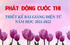 Thông báo về Cuộc thi Thiết kế bài giảng điện