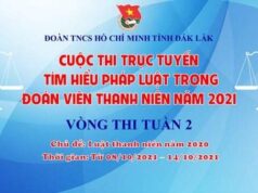 Thông báo: Cuộc thi trực tuyến “Tìm hiểu pháp luật trong đoàn viên thanh niên” năm 2021 – Tuần 2