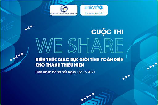 Thông báo Cuộc thi “We Share – Kiến thức giáo dục giới tính toàn diện cho thanh thiếu niên”