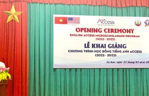 Lễ khai giảng chương trình học bổng Tiếng Anh Access