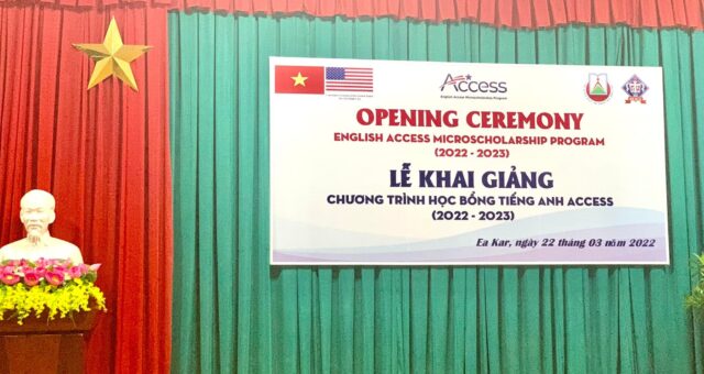 Lễ khai giảng chương trình học bổng Tiếng Anh Access