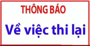 Thông báo đăng ký môn thi lại, lịch ôn thi lại, thời gian thi lại năm học 2022-2023