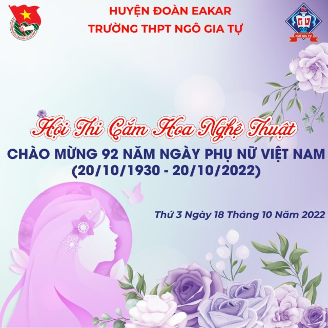 Kế hoạch Hội thi cắm hoa chào mừng 92 năm ngày Phụ nữ Việt Nam 20/10