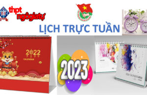 Phân công trực tuần – Năm học 2022 – 2023