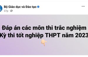 Đáp án các môn thi kỳ thi Tốt nghiệp THPT năm 2023
