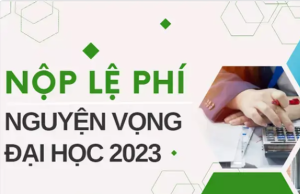 Lịch thanh toán trực tuyến lệ phí đăng ký xét tuyển đại học năm 2023