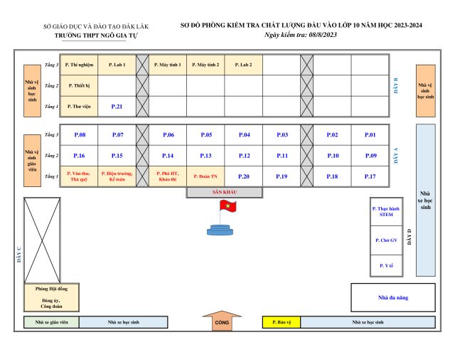 Danh sách học sinh dự kiểm tra chất lượng đầu vào lớp 10 năm học 2023-2024