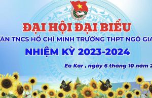 Đại hội đại biểu Đoàn TNCS Hồ Chí Minh trường THPT Ngô Gia Tự nhiệm kỳ 2023 – 2024