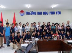 Lớp học bổng Tiếng Anh Access Trường THPT Ngô Gia Tự đến thăm quan thực tế tại Trường Đại học Phú Yên