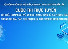 Thông báo: Cuộc thi trực tuyến “Tìm hiểu pháp luật về an ninh mạng; ứng xử và phòng tránh thông tin giả, các thủ đoạn lừa đảo trên không gian mạng”