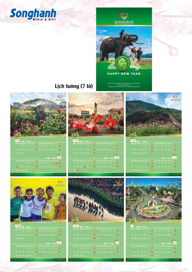 Ủng hộ mua lịch “Cao Nguyên Thanh Bình”