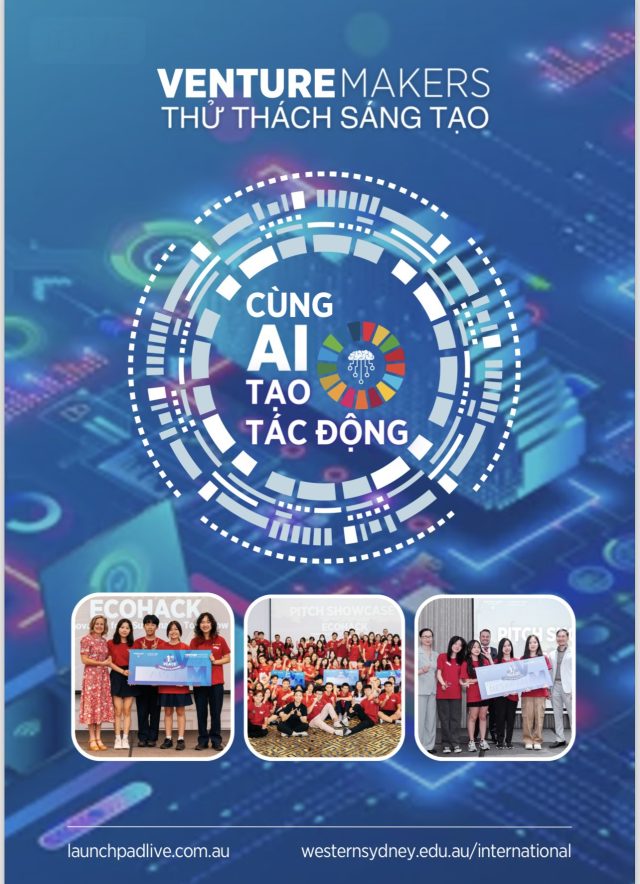 Thông báo: Cuộc thi Hùng biện tiếng Anh “VENTUREMAKERS THỬ THÁCH SÁNG TẠO” cùng AI tạo tác động