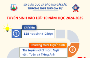 Kế hoạch tuyển sinh vào lớp 10 năm học 2024-2025