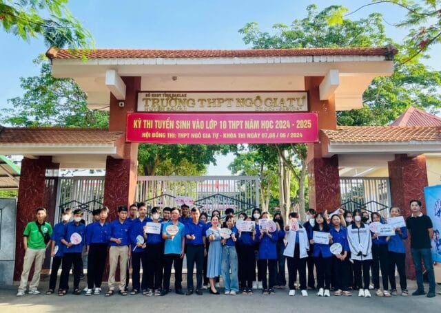 Kỳ thi tuyển sinh vào lớp 10 THPT Ngô Gia Tự năm học 2024-2025: Nỗ lực và thành công