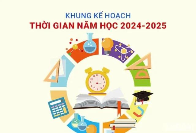 Lịch tựu trường, khai giảng và kế hoạch thời gian năm học 2024-2025