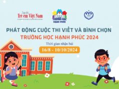 Cuộc thi viết và bình chọn “Trường học hạnh phúc” lần thứ nhất năm 2024