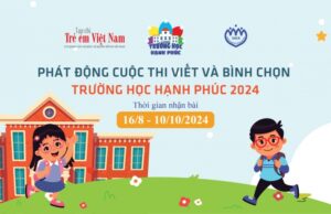 Cuộc thi viết và bình chọn “Trường học hạnh phúc” lần thứ nhất năm 2024