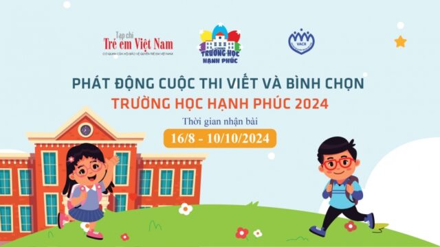 Cuộc thi viết và bình chọn “Trường học hạnh phúc” lần thứ nhất năm 2024