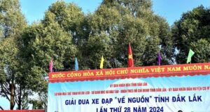 Trường THPT Ngô Gia Tự tham gia giải đua xe đạp “Về nguồn” tỉnh Đắk Lắk lần thứ 28 năm 2024