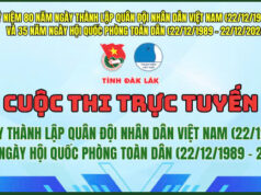 Cuộc thi trực tuyến: “Tìm hiểu 80 năm ngày thành lập Quân đội nhân dân Việt Nam và 35 năm ngày hội quốc phòng toàn dân”