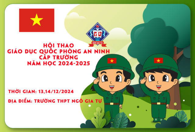 Kế hoạch tổ chức Hội thao GDQPAN cấp trường năm học 2024-2025
