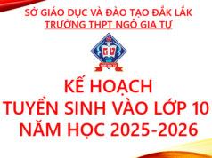 Thông báo tuyển sinh học sinh vùng giáp ranh vào lớp 10 năm học 2025-2026
