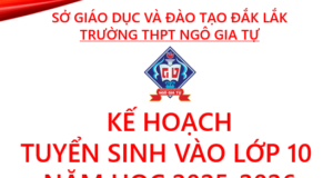 Thông báo tuyển sinh học sinh vùng giáp ranh vào lớp 10 năm học 2025-2026