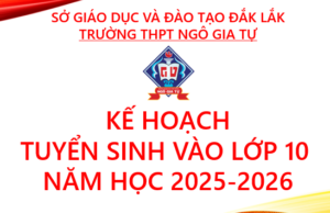 Thông báo tuyển sinh học sinh vùng giáp ranh vào lớp 10 năm học 2025-2026
